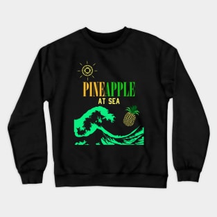 pineapple at sea full great wave tshirt Crewneck Sweatshirt